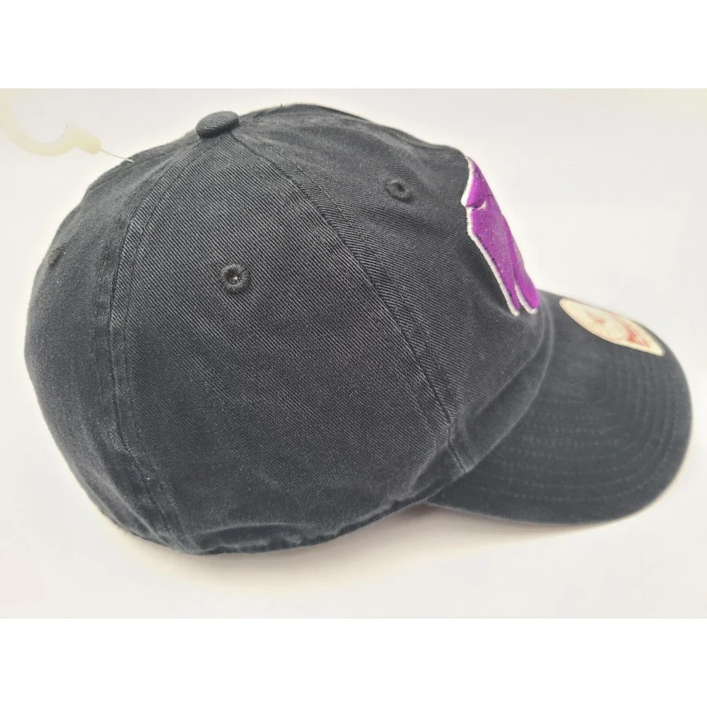 Kansas State University Wildcats 47 Brand Franchise Fitted‎ L Hat Cap NCAA Black